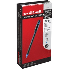 Uniball UBC 1768012 Uni-ball Jetstream 101 Ballpoint Pen - Bold Pen Po