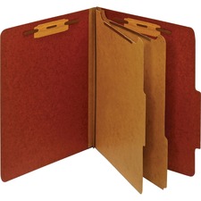 Tops PFX PU61RED Pendaflex Letter Recycled Classification Folder - 8 1