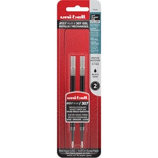 Uniball UBC 70161 Uni-ball 207 Plus Gel Rollerball Pen Refills - 0.70 