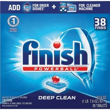 Reckitt 51700-20622 Finish Powerball Dishwasher Tabs - Tablet - 38  Bo