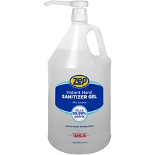 Zep ZPE 355825 Zep Hand Sanitizer Gel - Clean Scent - 1 Gal (3.8 L) - 