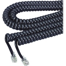 Softalk SOF 48102 Modular Plug Handset Coil Cord - 12 Ft Phone Cable F