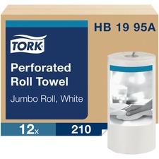 Svenska TRK HB1995A Tork Perforated Roll Towels - 2 Ply - 5.50 X 157.5