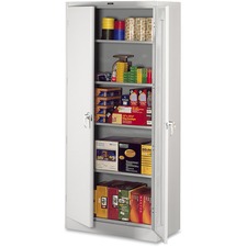 Tennsco TNN 7824LGY Full-height Deluxe Storage Cabinet - 36 X 24 X 78 