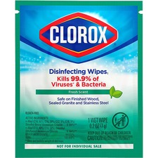 The CLO 60048 Clorox Disinfecting Wipes - Wipe - Fresh Scent - 7 Width