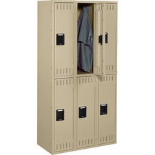 Tennsco TNN DTS121836CSD Double-tier Steel Lockers - Internal Size 36 