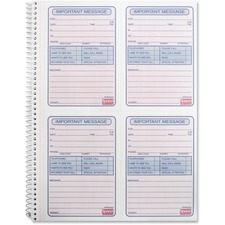 Sparco SPR 02302 4cpp Carbonless Telephone Message Book - 200 Sheet(s)