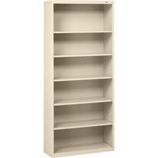 Tennsco TNN B78PY Welded Bookcase - 34.5 X 13.5 X 78 - 6 X Shelf(ves) 