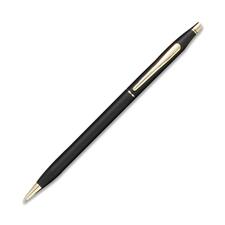 A CRO 2502 Cross Classic Ballpoint Pen - Refillable - Black Barrel - 1