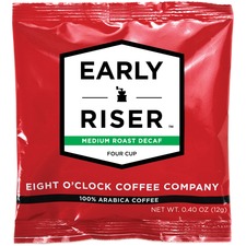 Rdiusa CFP CCFEOC4D100 Eight O'clock Early Riser Decaffeinated Coffee 