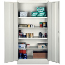 Tennsco TNN 7218LGY Full-height Standard Storage Cabinet - 36 X 18 X 7