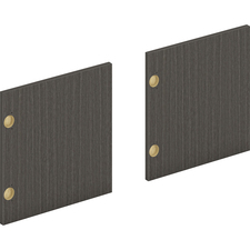 Hon HON LDR60LMLS1 Hon Mod Laminate Doors - 60w - Finish: Slate Teak L