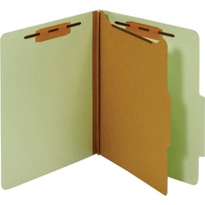 Tops PFX PU41GRE Pendaflex Letter Recycled Classification Folder - 8 1