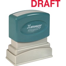 Shachihata XST 1360 Xstamper Draft Stamp - Message Stamp - Draft - 0.5