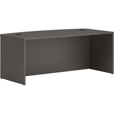 Hon HON LDS7236BLS1 Hon Mod Bowfront Desk - 72 X 36 X 29 - Finish: Sla