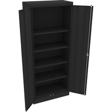 Tennsco TNN 7215BLK Standard-size Storage Cabinet - 30 X 15 X 72 - 4 X