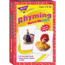 Trend TEP T58007 Trend Rhyming Words Match Me Flash Cards - Educationa