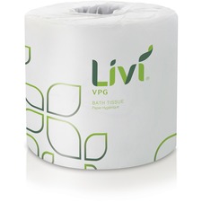 Solaris SOL 21722 Livi Vpg Bath Tissue - 2 Ply - 400 Sheetsroll - Whit