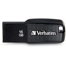 Verbatim 70875 16gb Ergo Usb Flash Drive - Black - The  Ergo Usb Drive