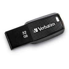 Verbatim 70876 32gb Ergo Usb Flash Drive - Black - The  Ergo Usb Drive