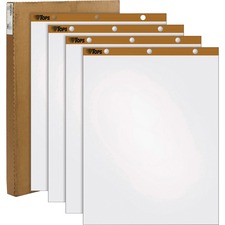 Tops TOP 79011 Single Carry Pack Easel Pad - 50 Sheets - Plain - Stapl