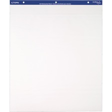 Tops TOP 79190 Self-stick Note Plus Easel Pad - 30 Sheets - Plain - Gl