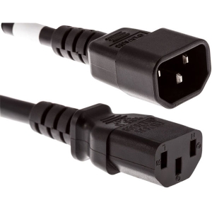 Unc PWRC13C1403FGRN Power Cord C13 - C14, 18awg, 10amp, 250v, Svt Jack