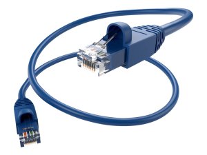 Unc PC6A-15F-BLU-S 15ft Gray Cat6a 10 Gigabit Patch Cable, Utp, Snagle