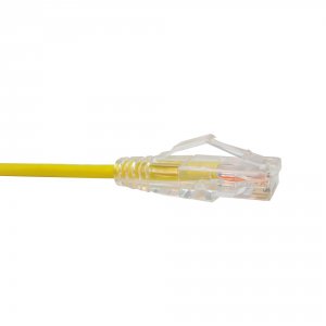 Unc CS6-06F-YLW 6ft Cat6 Clearfit Slim Patch Cable Ylw