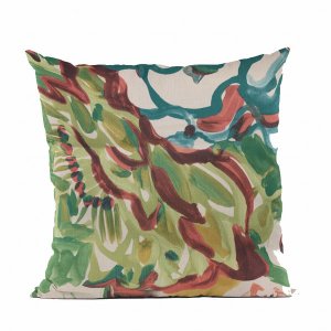 Plutus PBRA2474-2020-DP Plutus Blue Garden Graphic Print Throw Pillow 