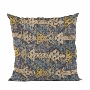 Plutus PBRA2481-1818-DP Plutus Luxury Blue Arrows Stripe Throw Pillow 