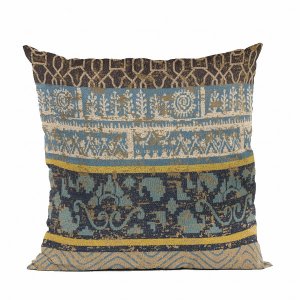 Plutus PBRA2486-2424-DP Plutus Blue Ancient Border Luxury Throw Pillow