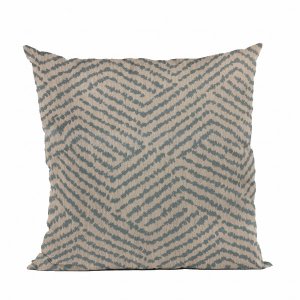 Plutus PBRA2522-2020-DP Plutus Blue Maze Chevron Luxury Throw Pillow