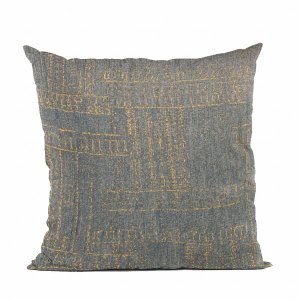 Plutus PBRA2490-2424-DP Plutus Blue Lux Abstract Luxury Throw Pillow