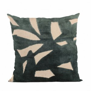 Plutus PBRA2504-2030-DP Plutus Green Palm Floral Luxury Throw Pillow