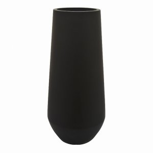 Plutus PBTH94772 Standing Planter 39.5 H In Black Resin