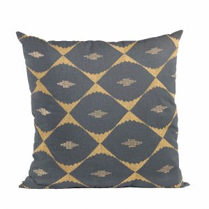 Plutus PBRA2506-2036-DP Plutus Blue Cube Diamond Luxury Throw Pillow