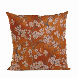 Plutus PBCF2164-2222-DP Plutus Persimmon Garden Cherry Blossoms Printe