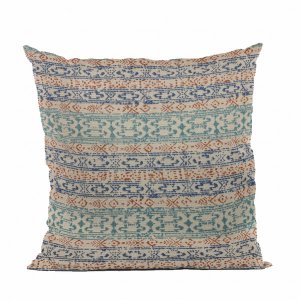 Plutus PBRA2495-2626-DP Plutus Blue Lined Stripe Luxury Throw Pillow