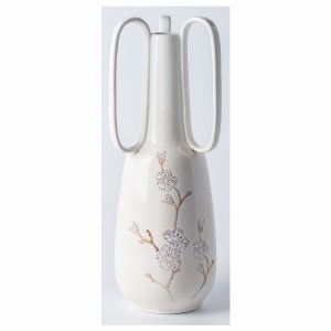 Plutus PBTH93657 Vase In White Porcelain