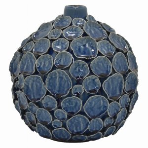 Plutus PBTH93395 Vase In Blue Porcelain