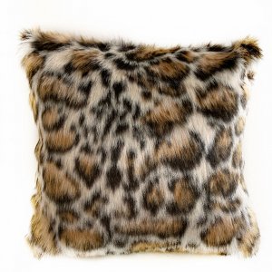 Plutus PBDT1609-P-2036-DP Plutus Brown Tiger Animal Faux Fur Luxury Th