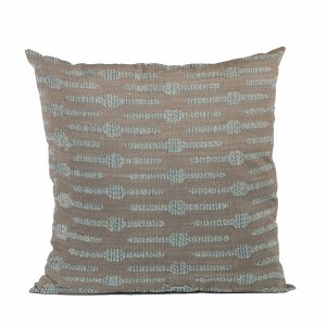 Plutus PBRA2498-2030-DP Plutus Blue Needle Stripe Luxury Throw Pillow