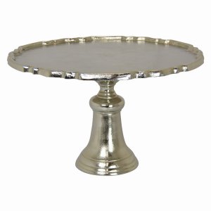 Plutus PBTH92479 Cake Stand In Silver Metal