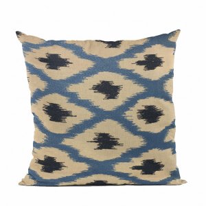 Plutus PBRA2496-2026-DP Plutus Blue Color Stitched Dot Luxury Throw Pi