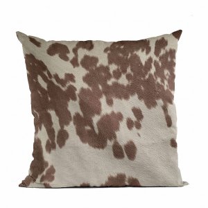 Plutus PBSC1101-2626-DP Plutus Brown Cowhide Animal Luxury Throw Pillo