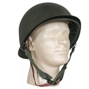 Fox 30-132 Deluxe M1 Style Steel Combat Helmet With Liner