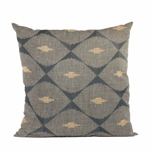 Plutus PBRA2502-2424-DP Plutus Blue Cubes Diamond Luxury Throw Pillow