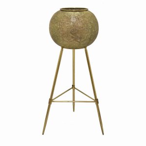 Plutus PBTH93935 Metal Garden Decoration In Gold Metal