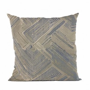 Plutus PBRA2518-1616-DP Plutus Blue, Beige Hidden Tour Abstract Luxury